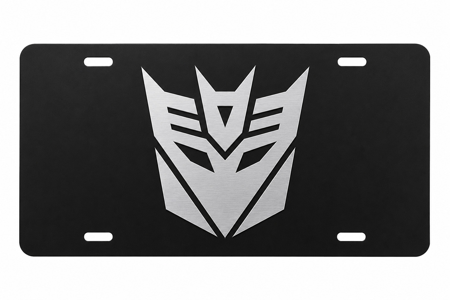 Transformers Decepticon Aluminum Laser Engraved License Plate