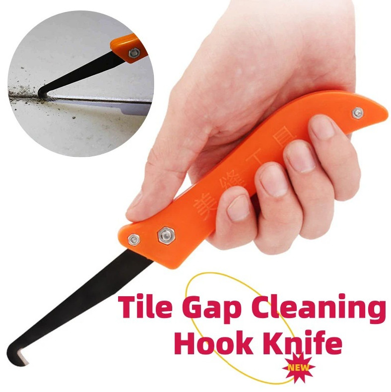 3pcs Tile Gap Cleaning Hook Knife Set Grout Removal Repair Tools - NEW