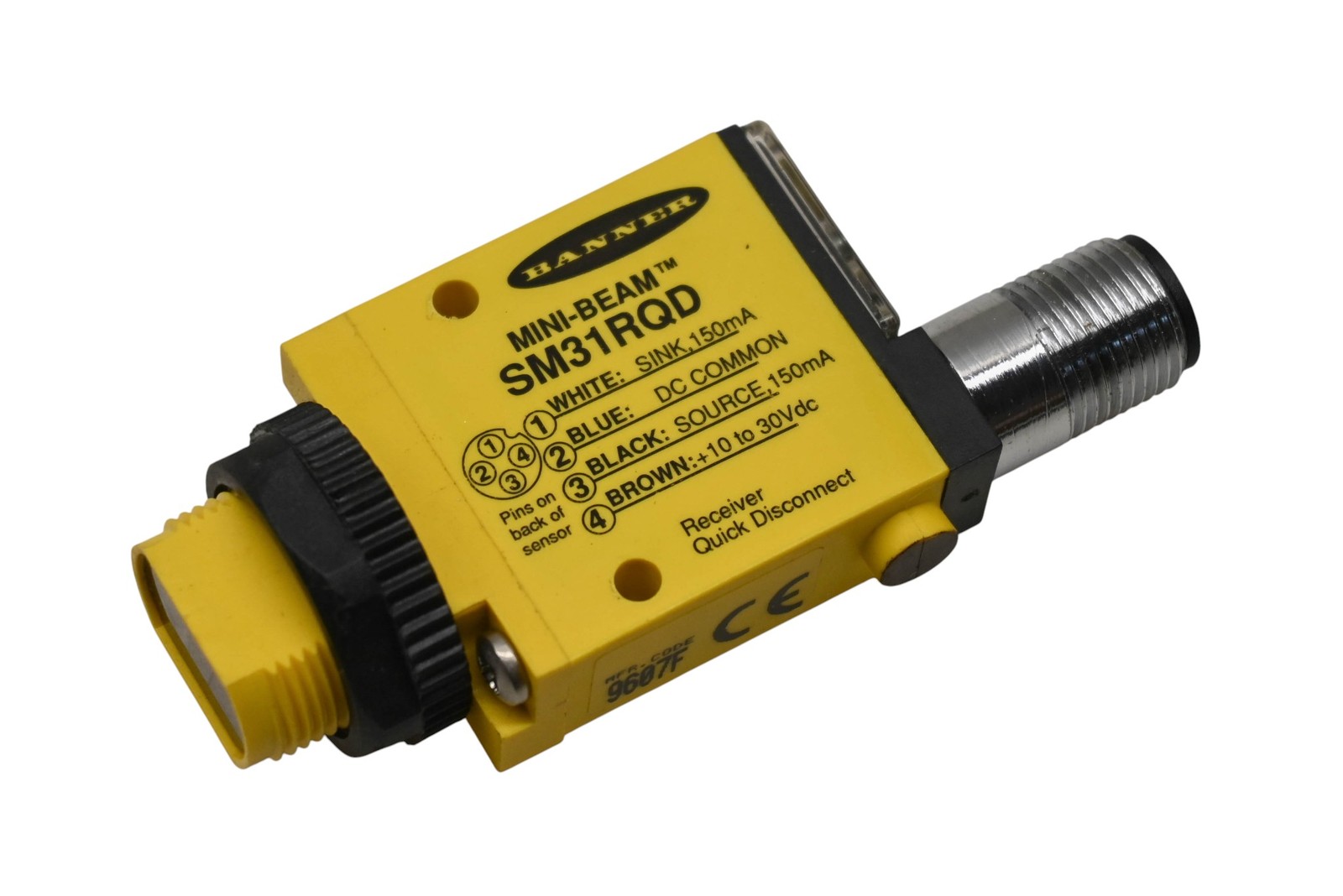Banner 26839, SM31RQD Mini-Beam Photoelectric Sensor NOS