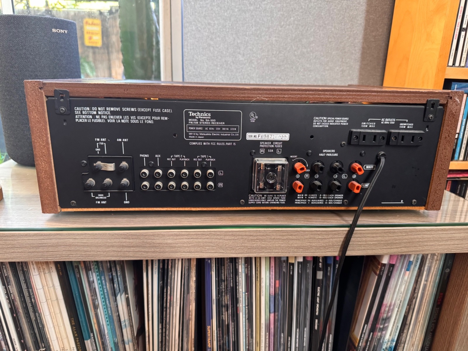 TECHNICS SA-500 AM FM PHONO STEREO RECEIVER