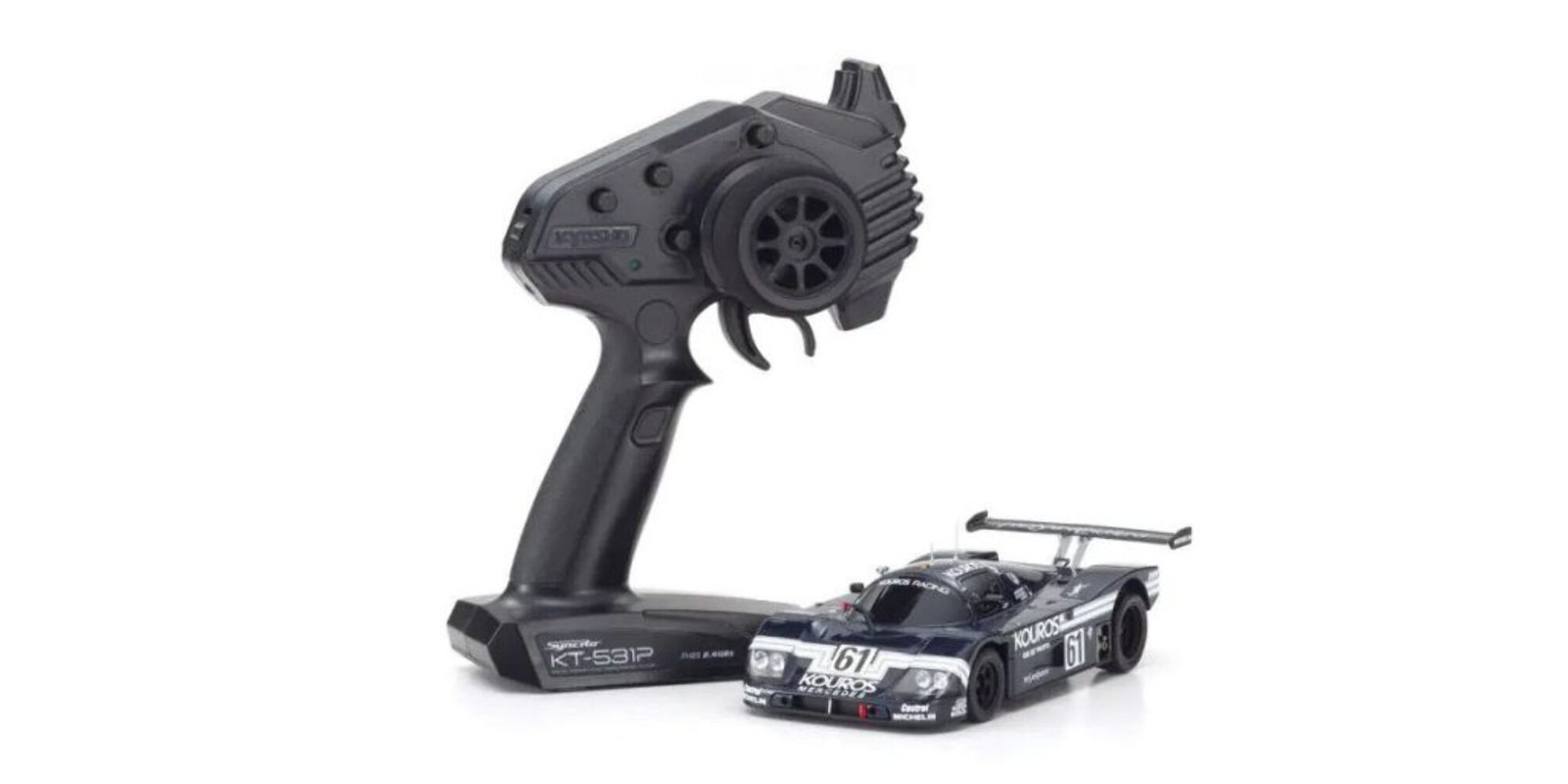 Kyosho Mini-Z RWD Sauber-Mercedes C 9 No. 61 LM 1987. MR-04 Readyset
