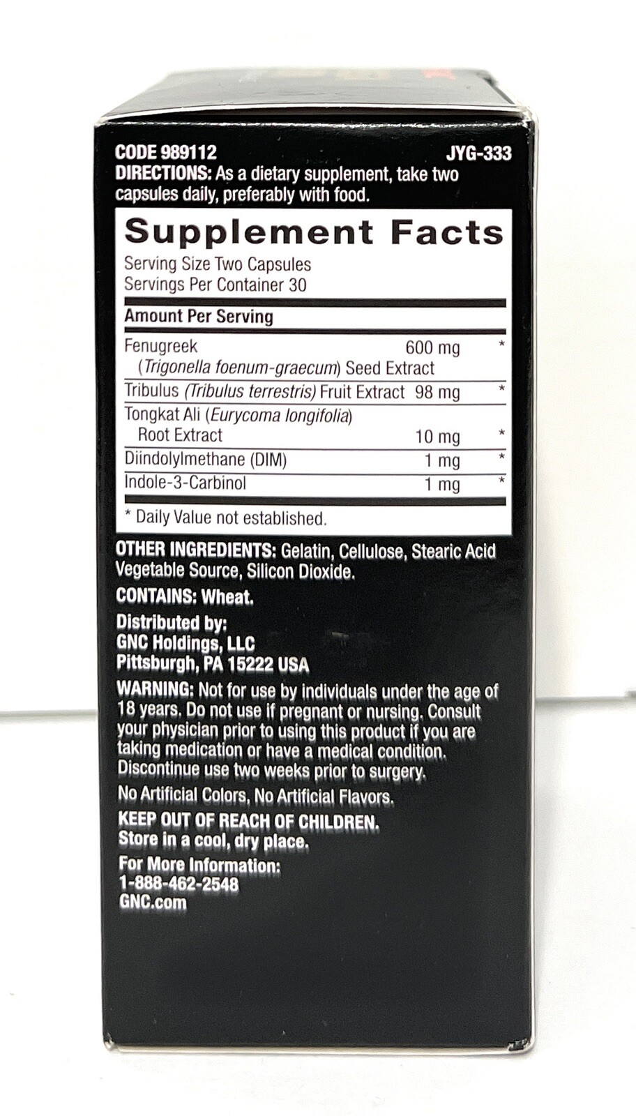 GNC Mega Men Advanced Testosterone Test Booster 60 Caps - EXP 2027