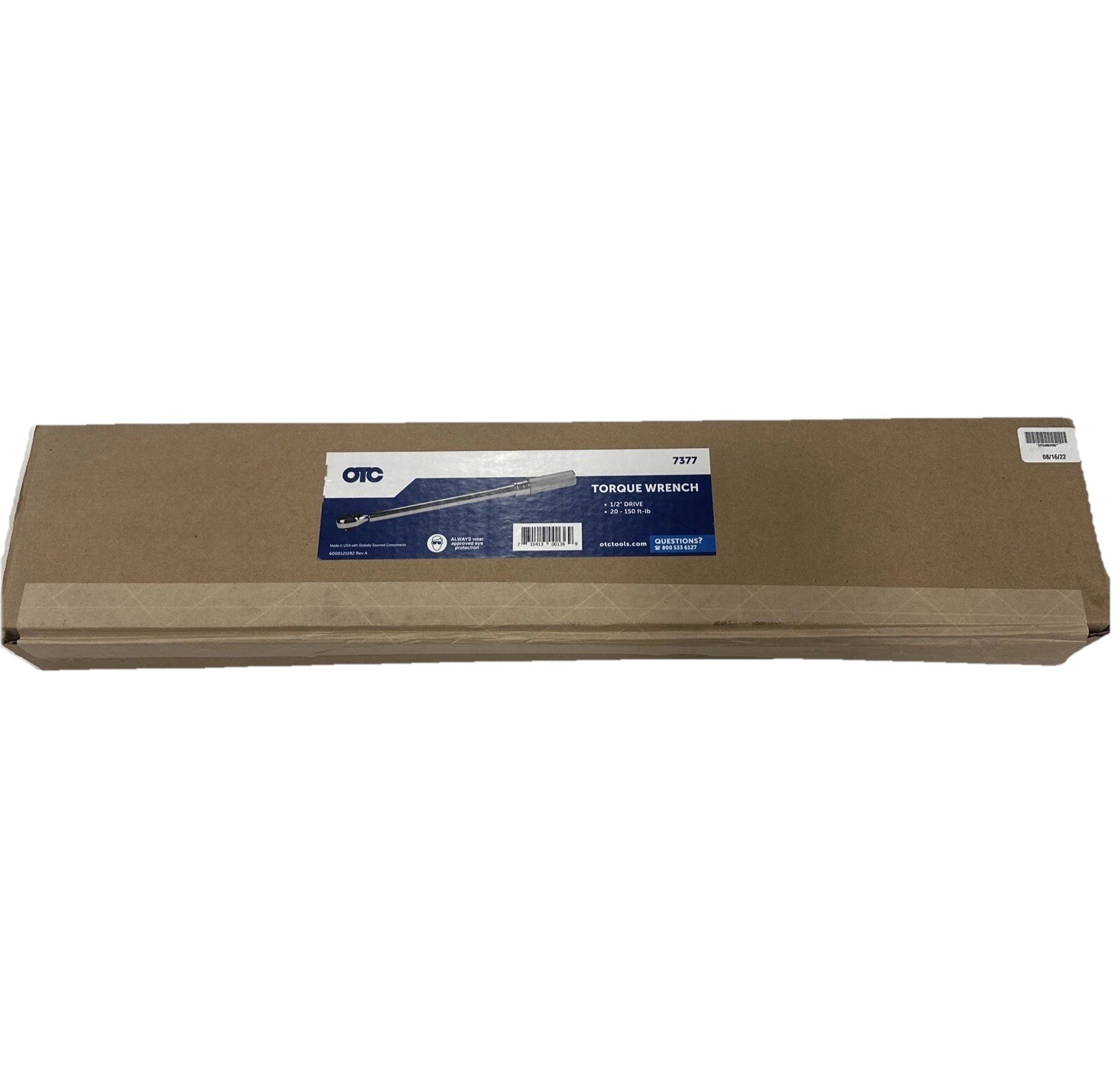 OTC 7377 Accutorq Clicker Torque Wrench Tool 10-150 ft. lbs USA - New