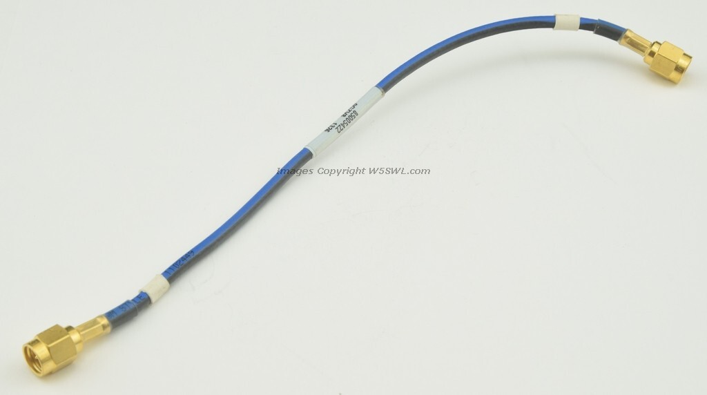 Huber Suhner Enviroflex 316 D SMA Male to SMA Male 8" 6-GHz RF Coaxial Jumper