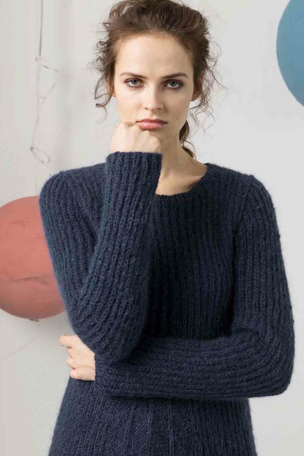 Pullover - Lang Yarns Malou Light - Model Package Knitting Package With A