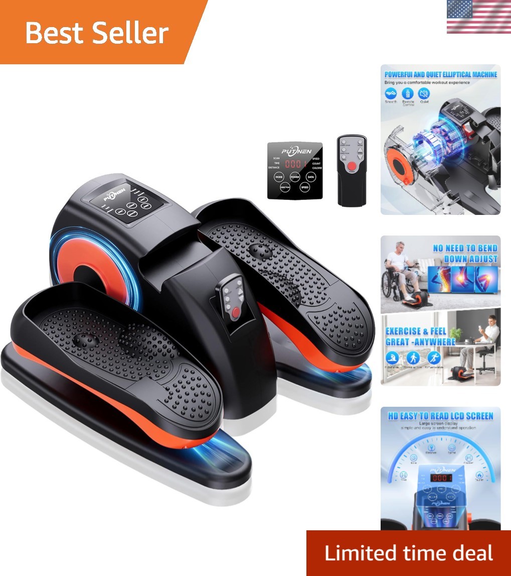 Seated Pedal Exerciser with Adjustable Resistance - Elevate Your Fitness Routine