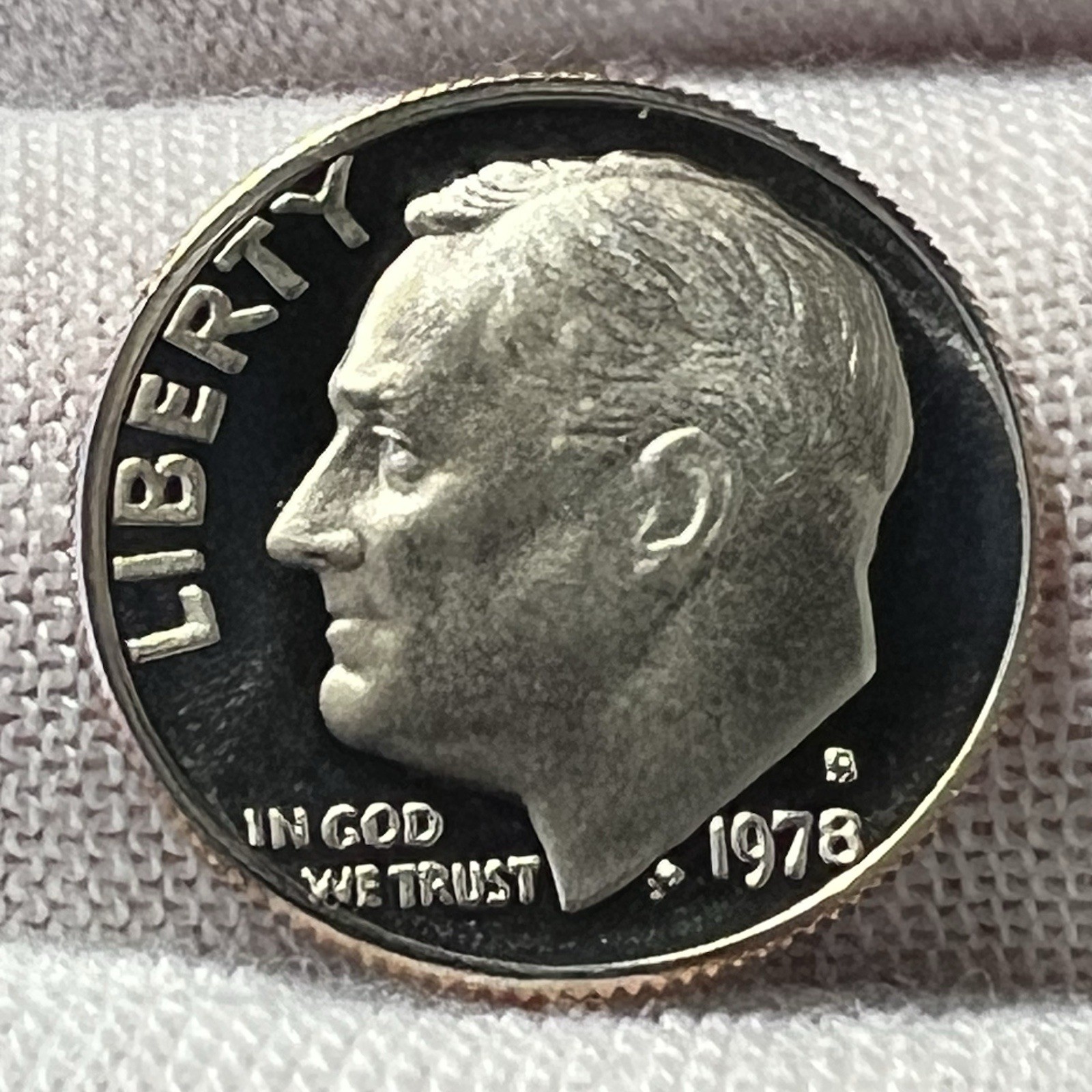 1978-S Roosevelt Dime Deep Cameo Proof receive coin pictured see description5254