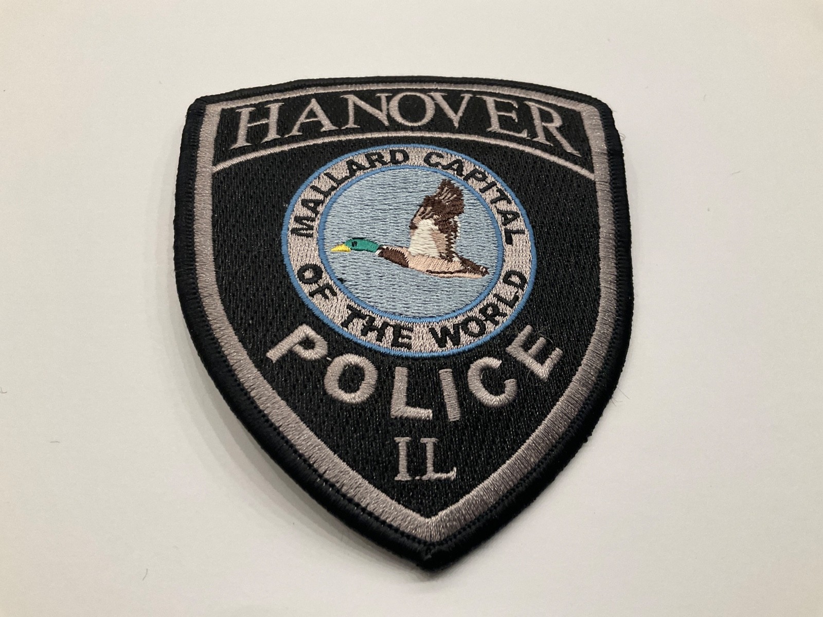 Hanover Police State Illinois Mallard Duck patch Neat IL