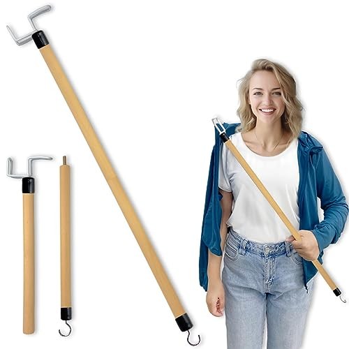 27'' Dressing Stick, Long Dressing Stick for Elderly, Disabled, Limited