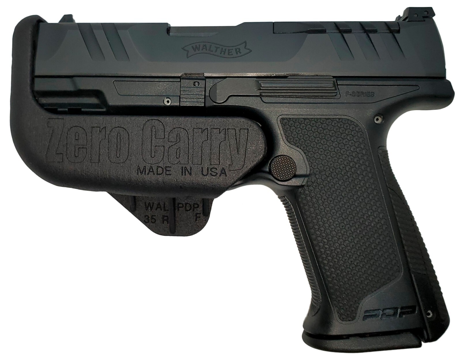 WALTHER PDP F Series 3.5" Zero Carry Elite In Waistband Holster 4 conc'ld carry