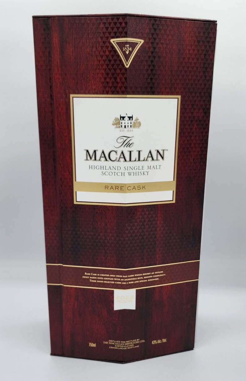 The Macallan Rare Cask Single Malt Scotch Whisky Empty  Box 2021