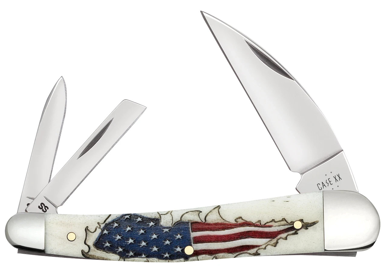 CASE XX KNIVES USA SHOT SHOW EXCLUSIVE NATURAL BONE SEAHORSE WHITTLER  10844