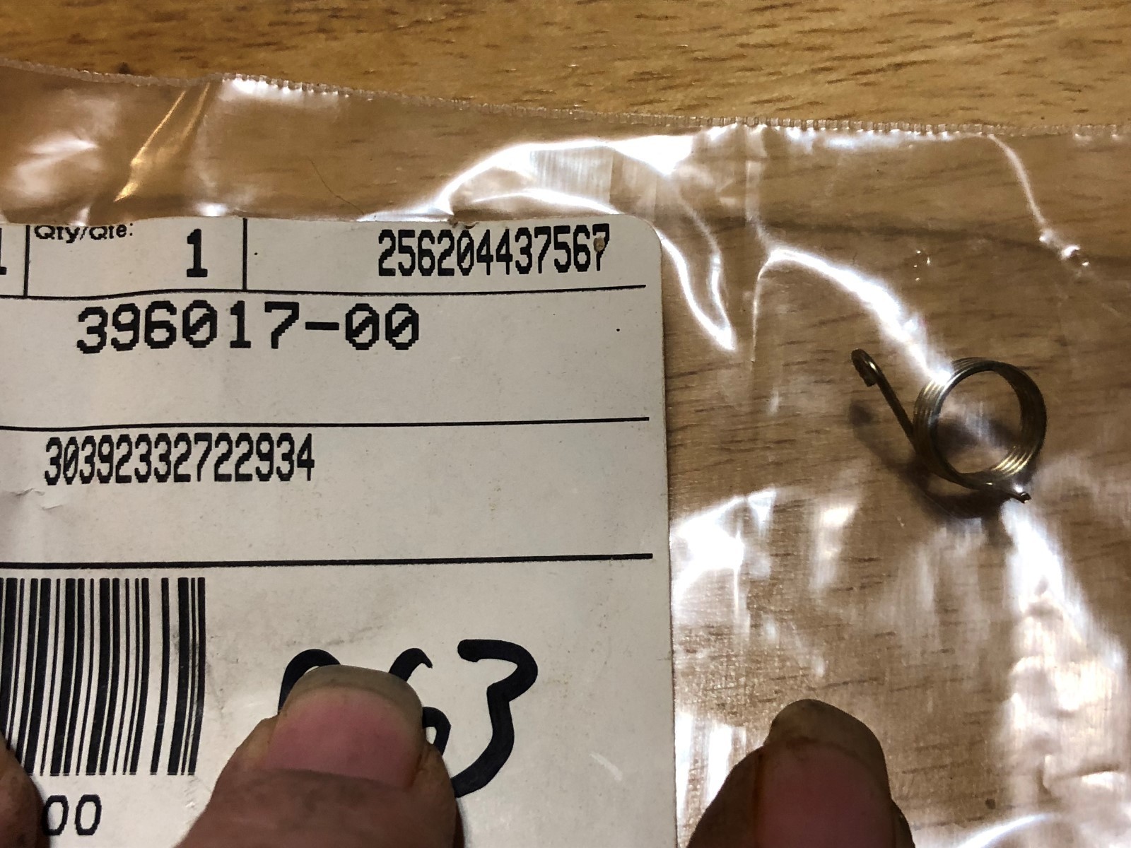 DeWalt, Black & Decker, or Craftsman Spring 396017-00