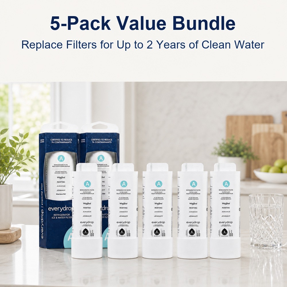 New #5 Pack  EDRARXD1   Ice and Water Refrigerator Filter A   US free ship
