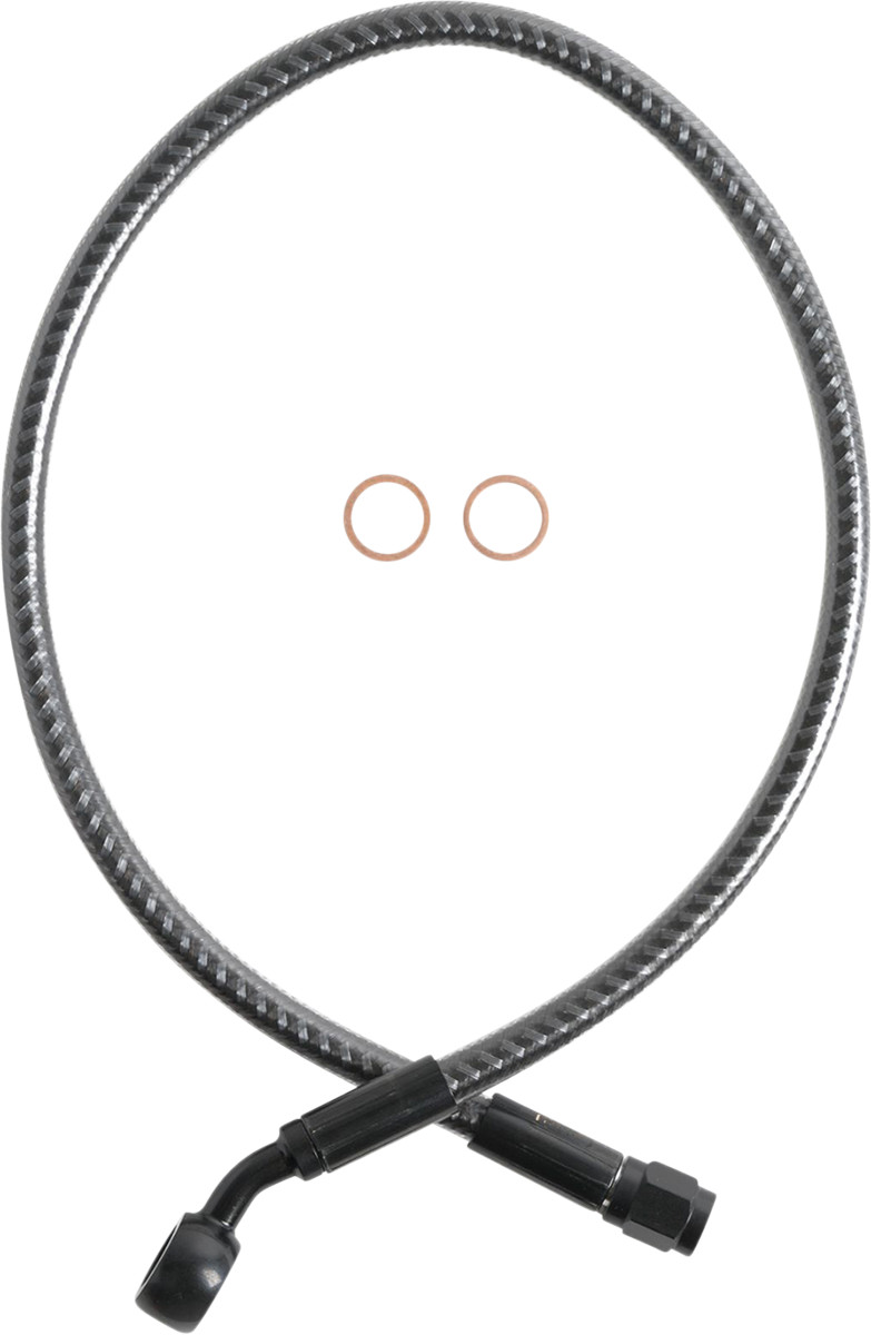MAGNUM SHIELDING - Brake Line Front 10mm 35� 21" Carbon Fiber | AS77121