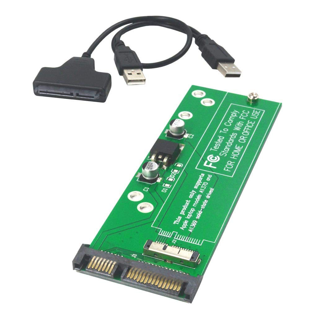 GODSHARK 18pin to SATA Adapter with USB Cable for 2010 2011 black