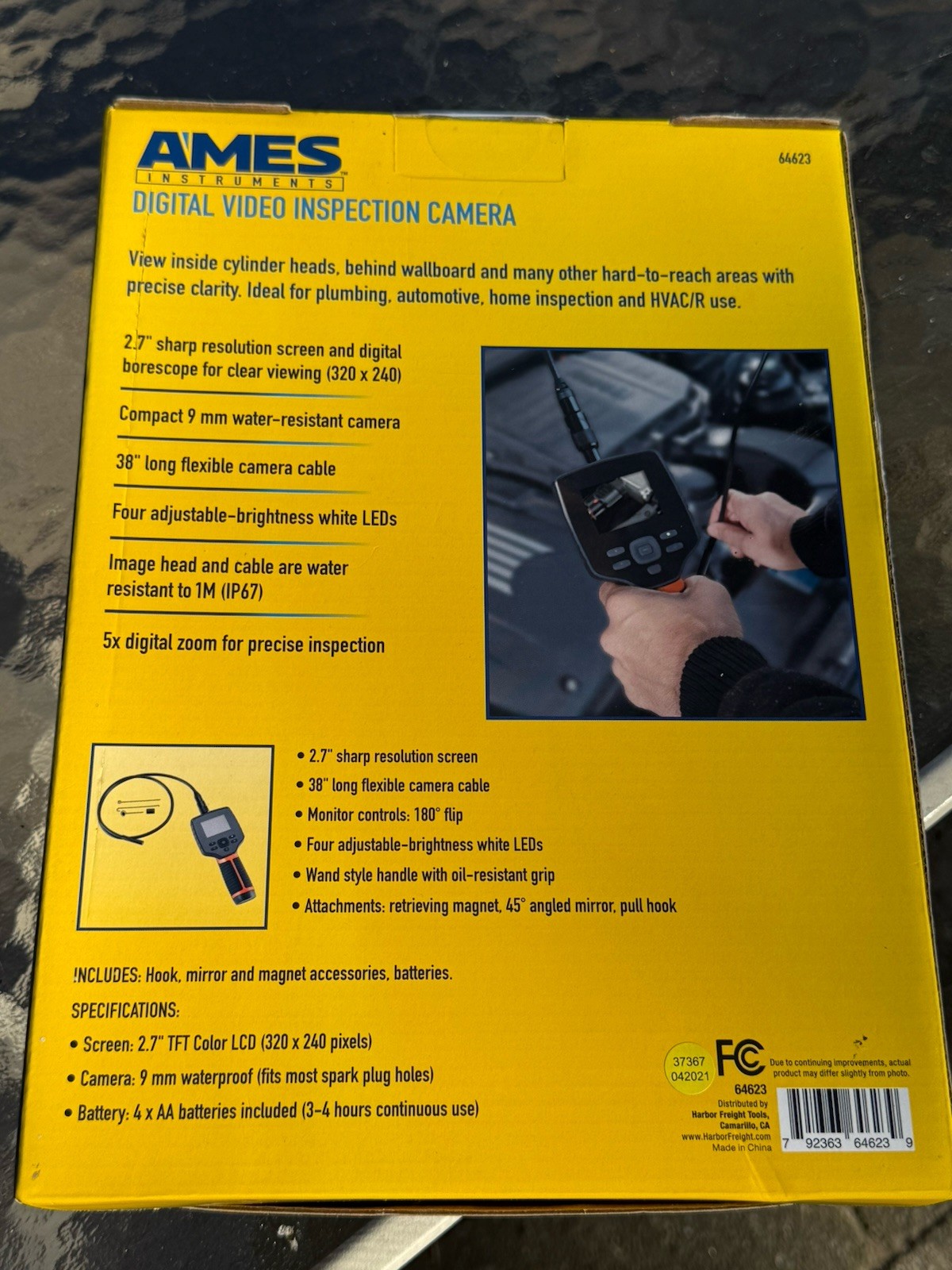 Ames Digital Video Inspection Camera 64623