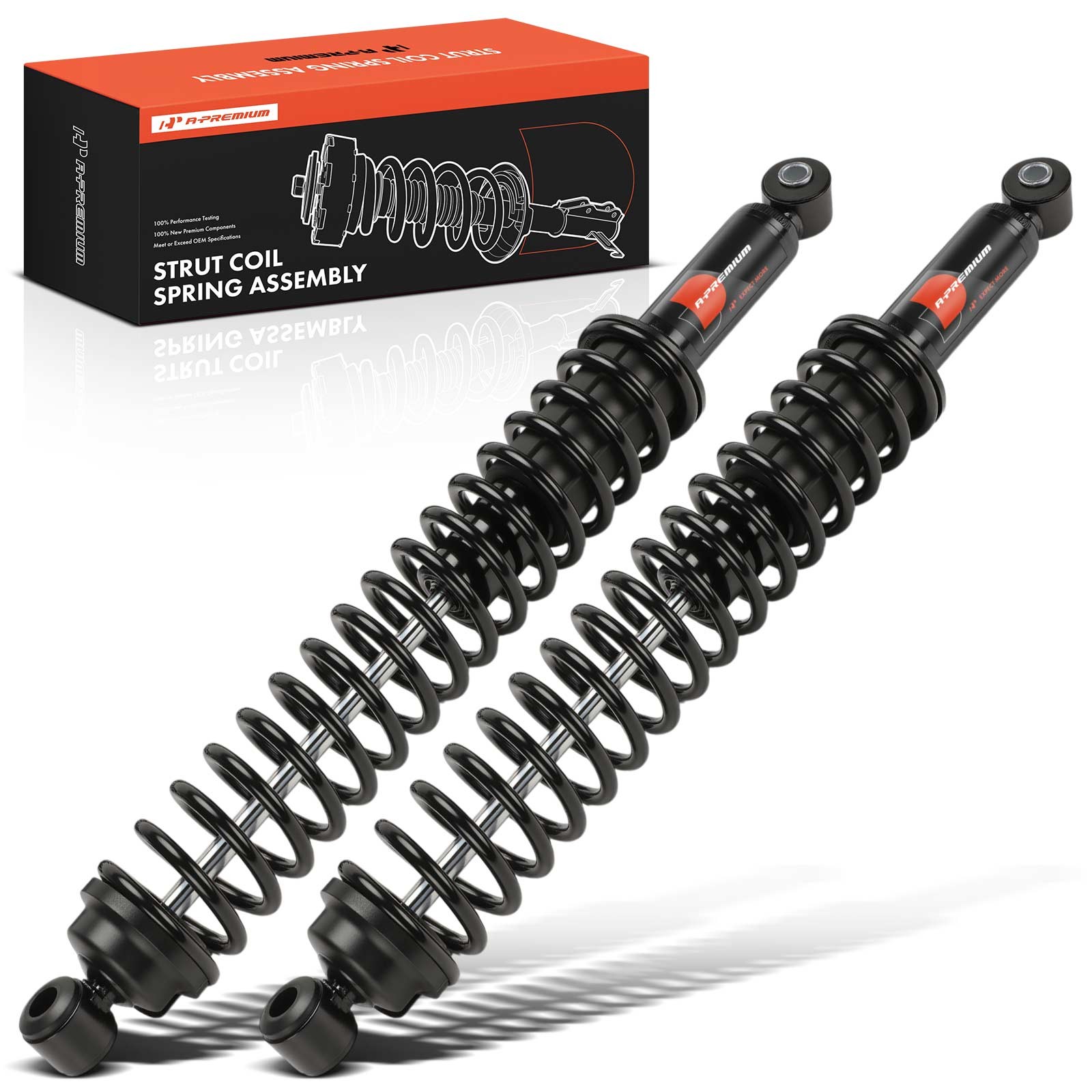 A-Premium Rear Shock Absorber for Ford F-150 F-250 80-96 F-350 F-250 HD Ranger