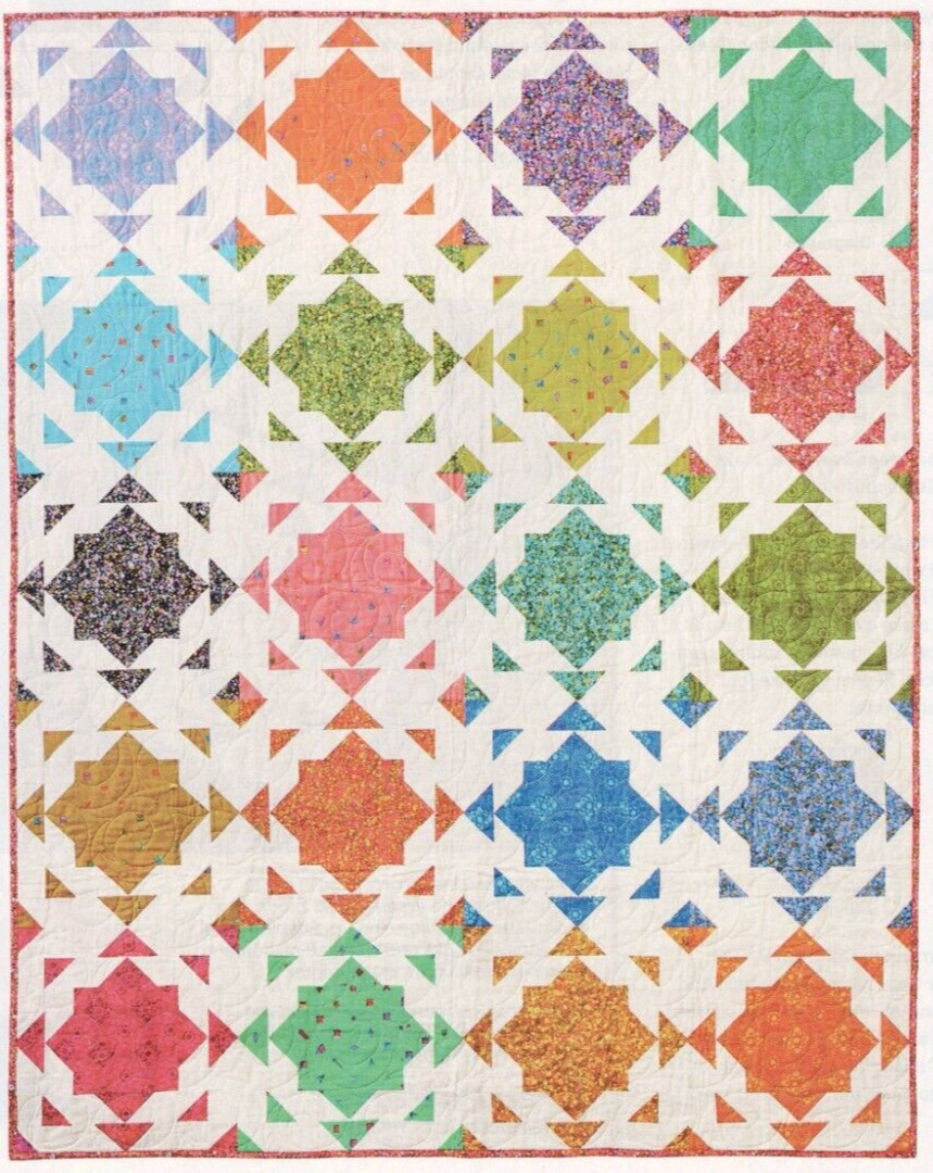 Water Colors Quilt Pattern Pieced LW