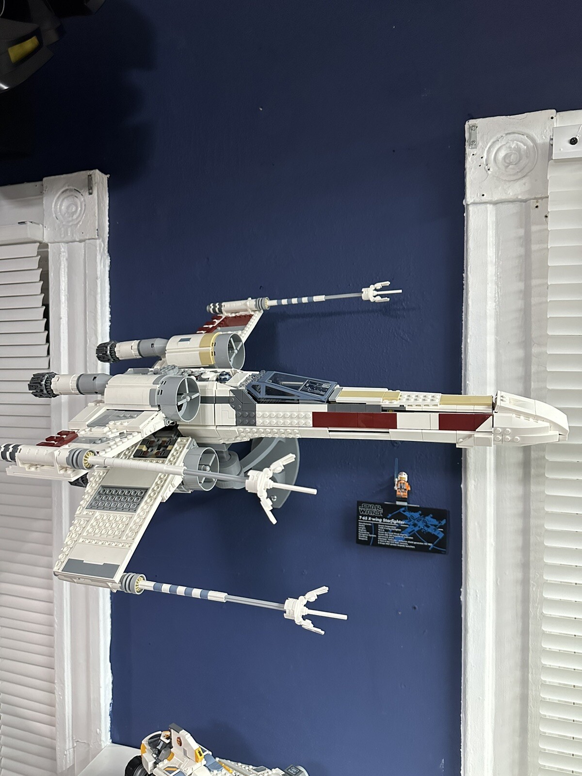 Wall Mount Display for Lego Star Wars UCS X-Wing