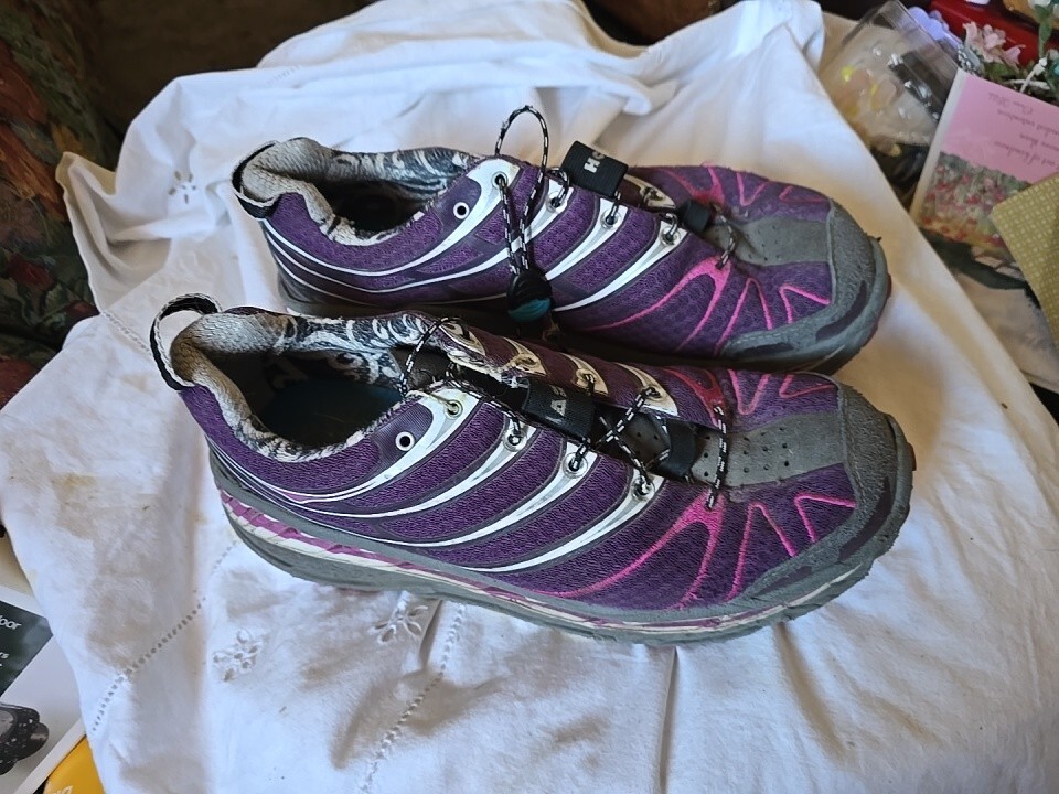 Womens Purple Hoka Stinson Trail 10.5