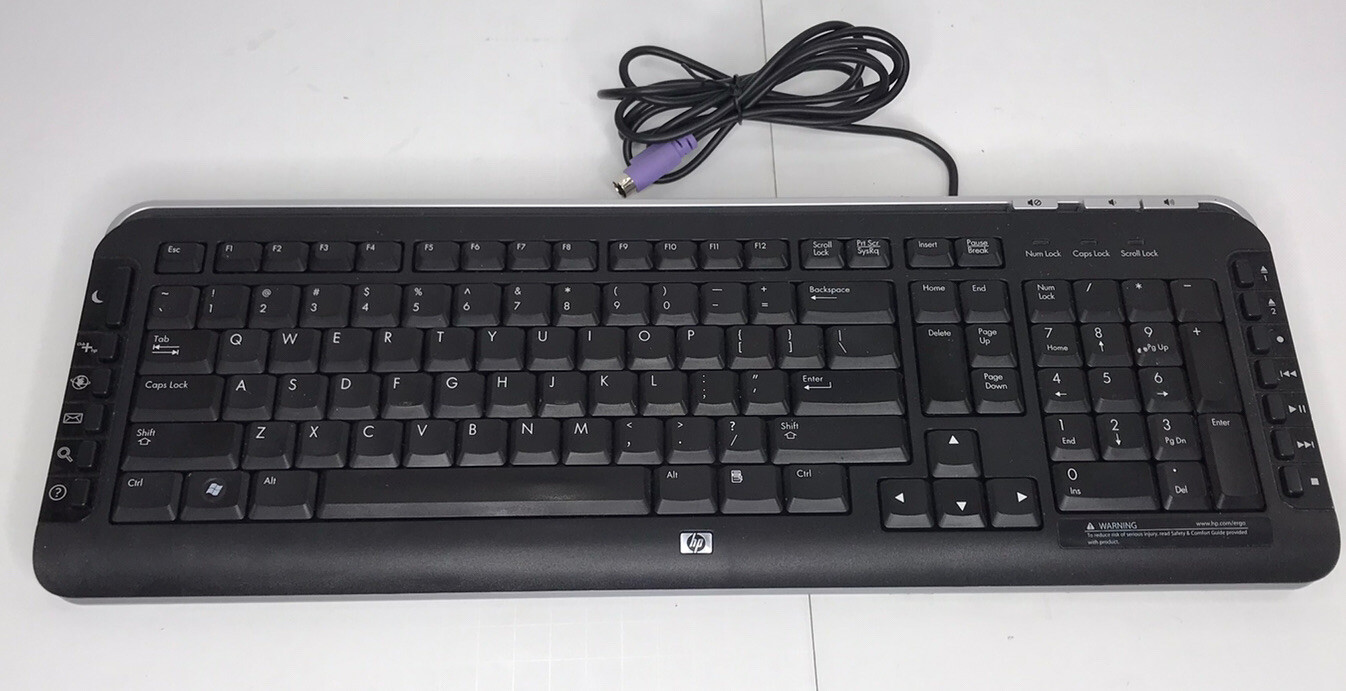 Used HP 5188-6077 (KB-0630) Multimedia PS2 Keyboard