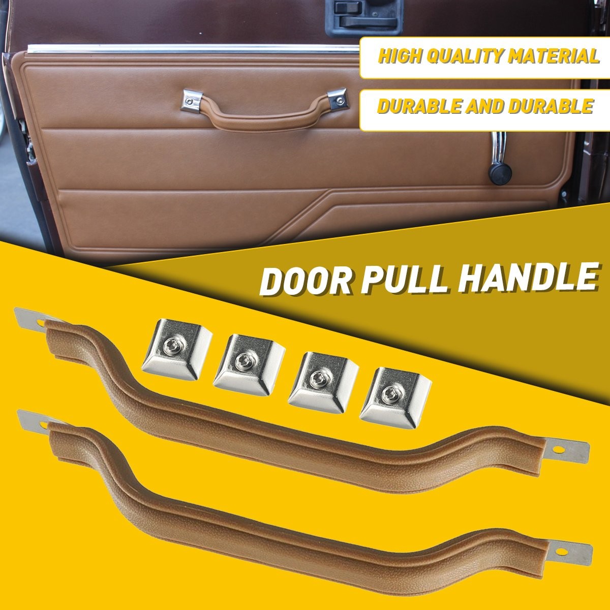 NEW Tan Interior Door Pull Strap Inside Handle Set Pair FOR 87-95 YJ WRANGLER