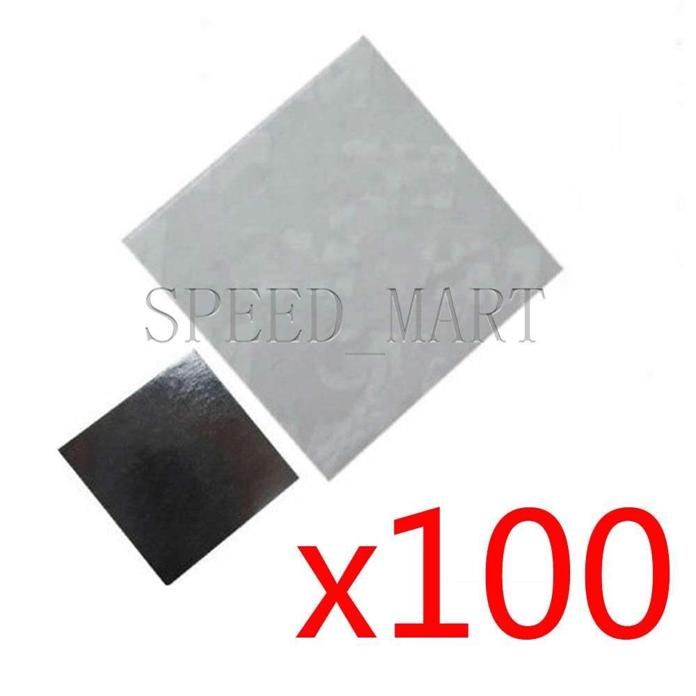 100pcs 25x25mm Double Side Square Thermal Adhesive Tape Pads for Heat Sink