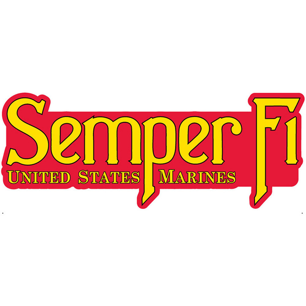 USMC SEMPER FI Embroidered Shoulder Patch (4") (3800)