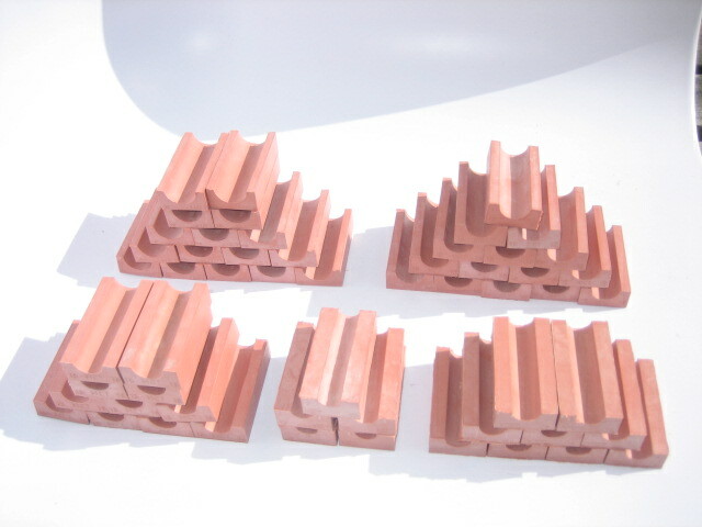 MCT Brattberg Lot of Inserts Blocks for U-40-Size U-Blocks - 52 Pieces Total