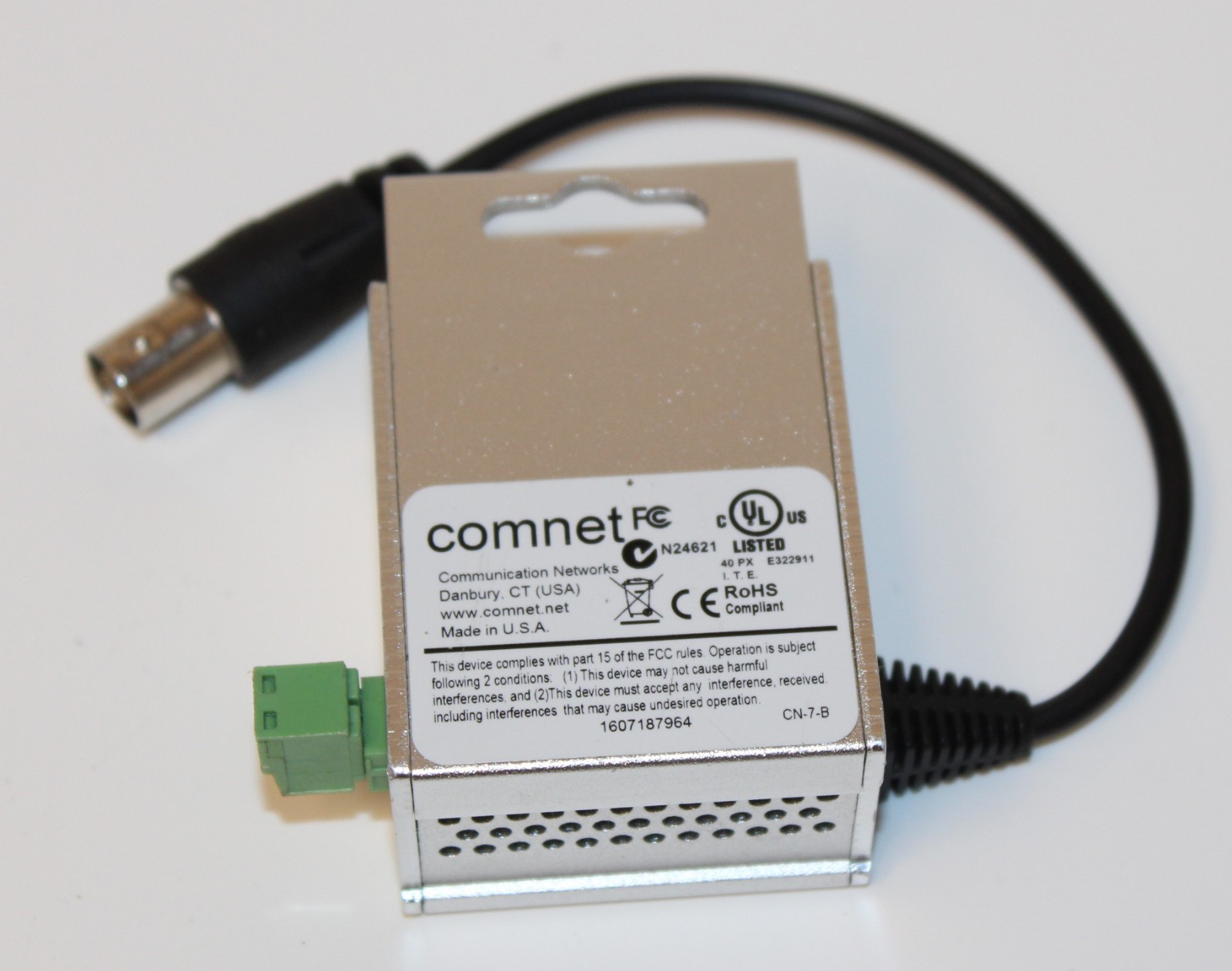 Comnet CLRFE1EOCP/M Mini Ethernet-Over-Coax or UTP Extender Remote Unit