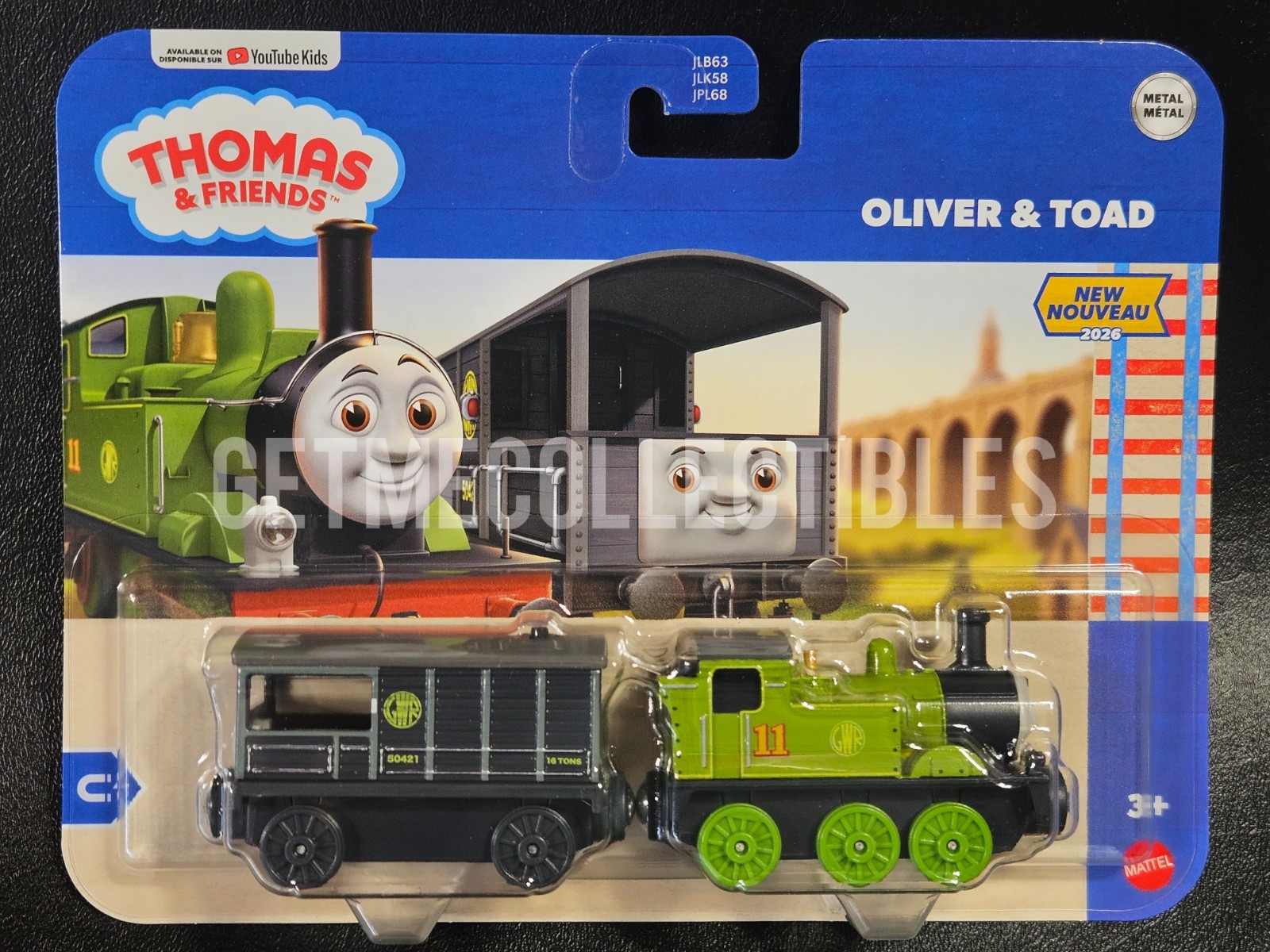 THOMAS AND FRIENDS DIECAST OLIVER AND TOAD 2 PACK JLB68 2026 METAL SAVE 6%