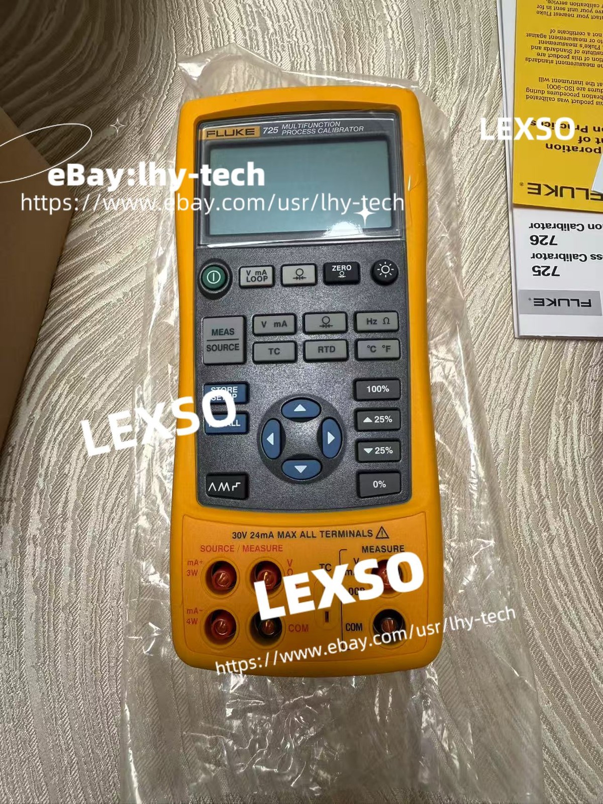 1 PCS Fluke 725 Multifunction Process Calibrator/Very beautiful