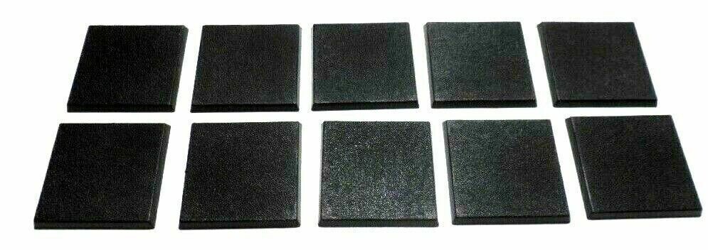 Lot of 10 - Warhammer Fantasy 40mm Square Bases Large Infantry Ogre Troll Swarm