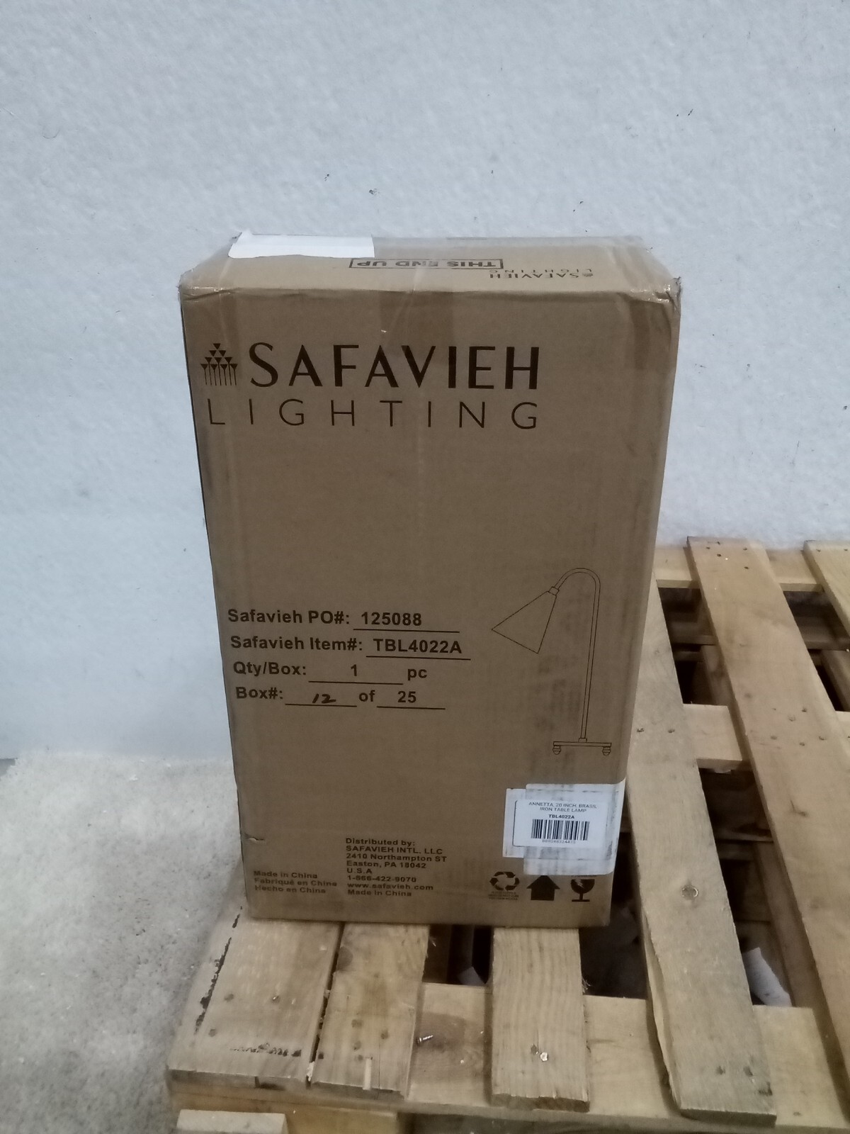 Safavieh ANNETTA TABLE LAMP, Reduced Price 2172721525 TBL4022A