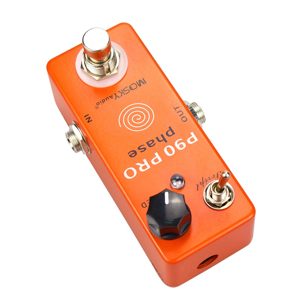 Mosky P90 PRO Guitar Effect Pedal Deep Rich Phasing Script Speed True-Bypass