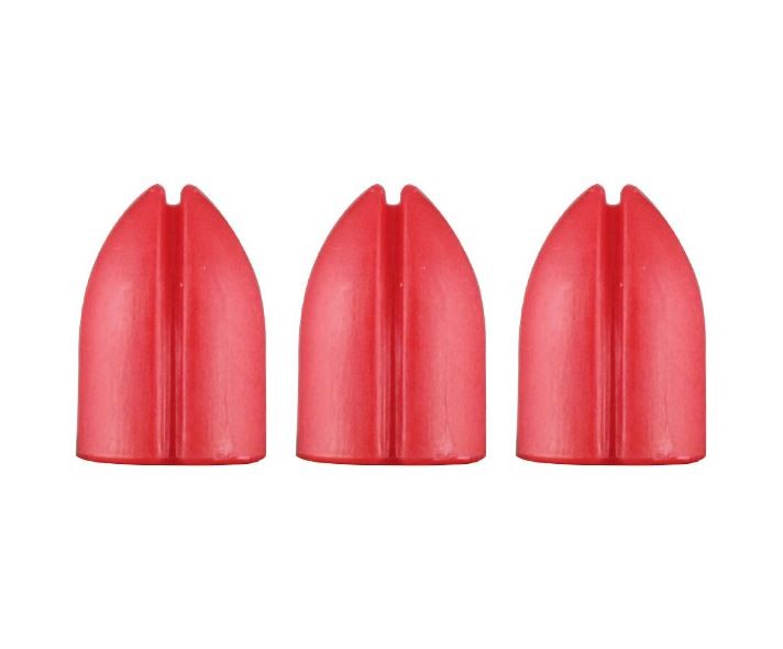 L-Style Shell Lock Rings Red