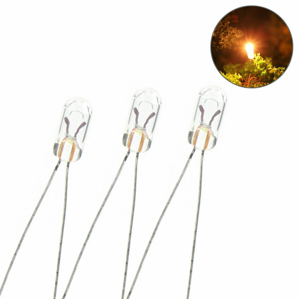 5mm grain wheat bulbs 10 Pcs 12V -14V dashboard light bulbs, miniatures train