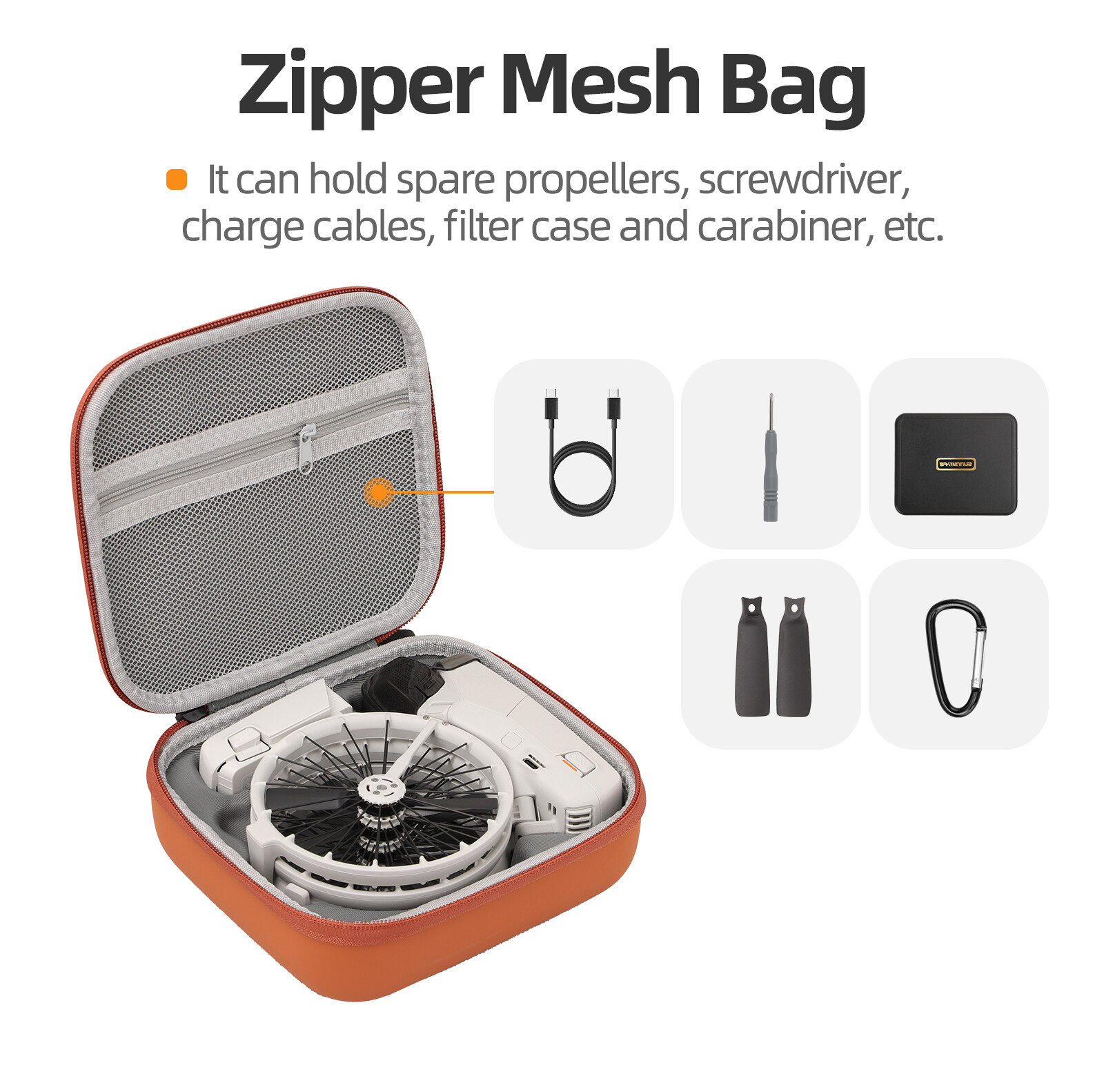 Carrying Case For DJI Flip Organizer Protective Case Portable Hard Shell Case
