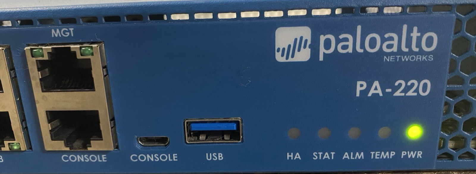 Palo Alto PA-220 Network Security Appliance Firewall