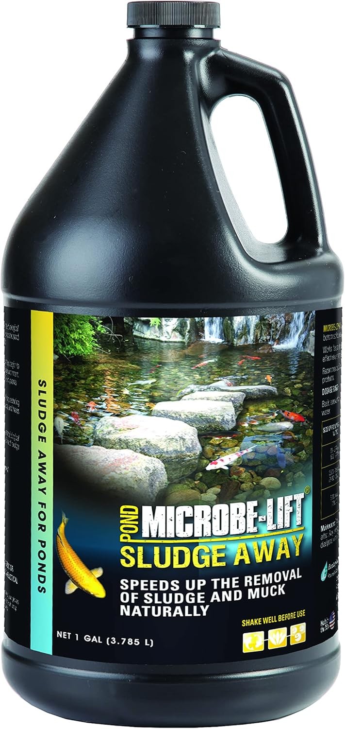 MLXSAG4 Sludge-Away Pond and Outdoor Water Garden Sludge Remover,1 Gallon