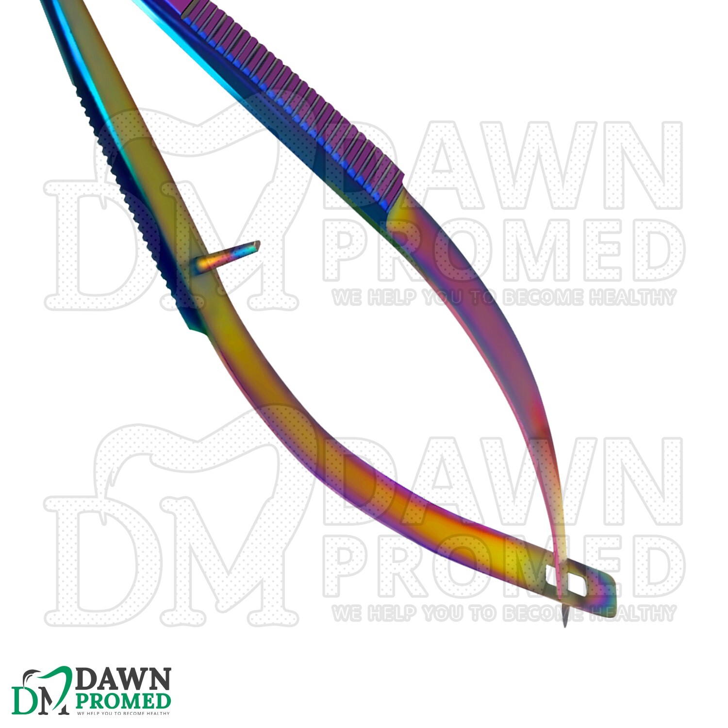 Multi Titanium Rainbow Castroviejo Scissors 4.5" Straight Ophthalmic Instruments