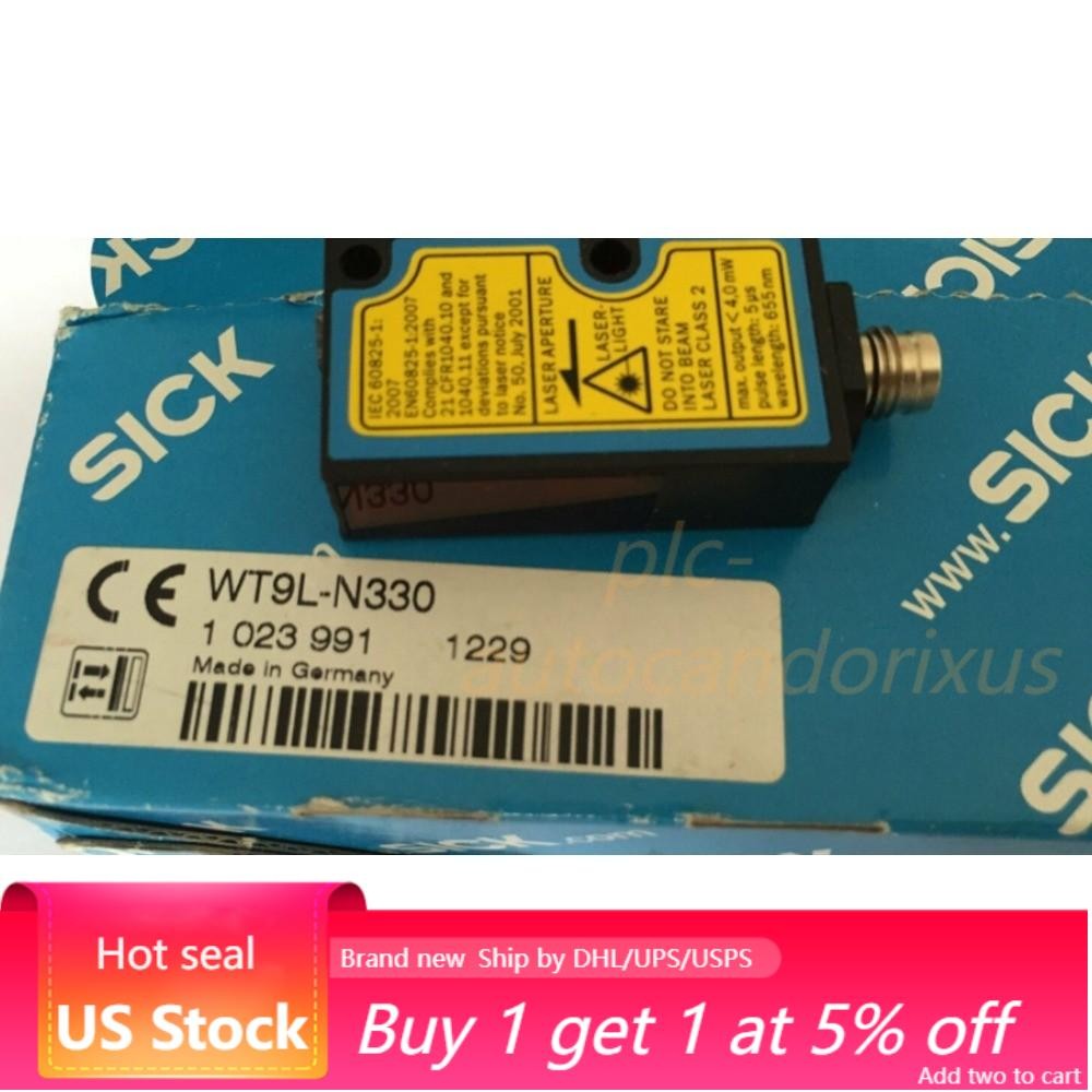 NEW SICK WT9L-N330 PLC PHOTOELECTRIC PROXIMITY SWITCH, NPN M8 60MM FOCUS