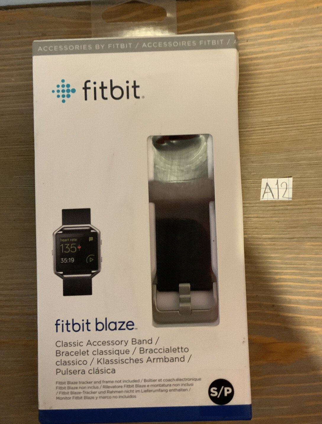 🌍 Fitbit Blaze,S/P,Classic Accessory Band,Black,Distressed Box,New ‼️