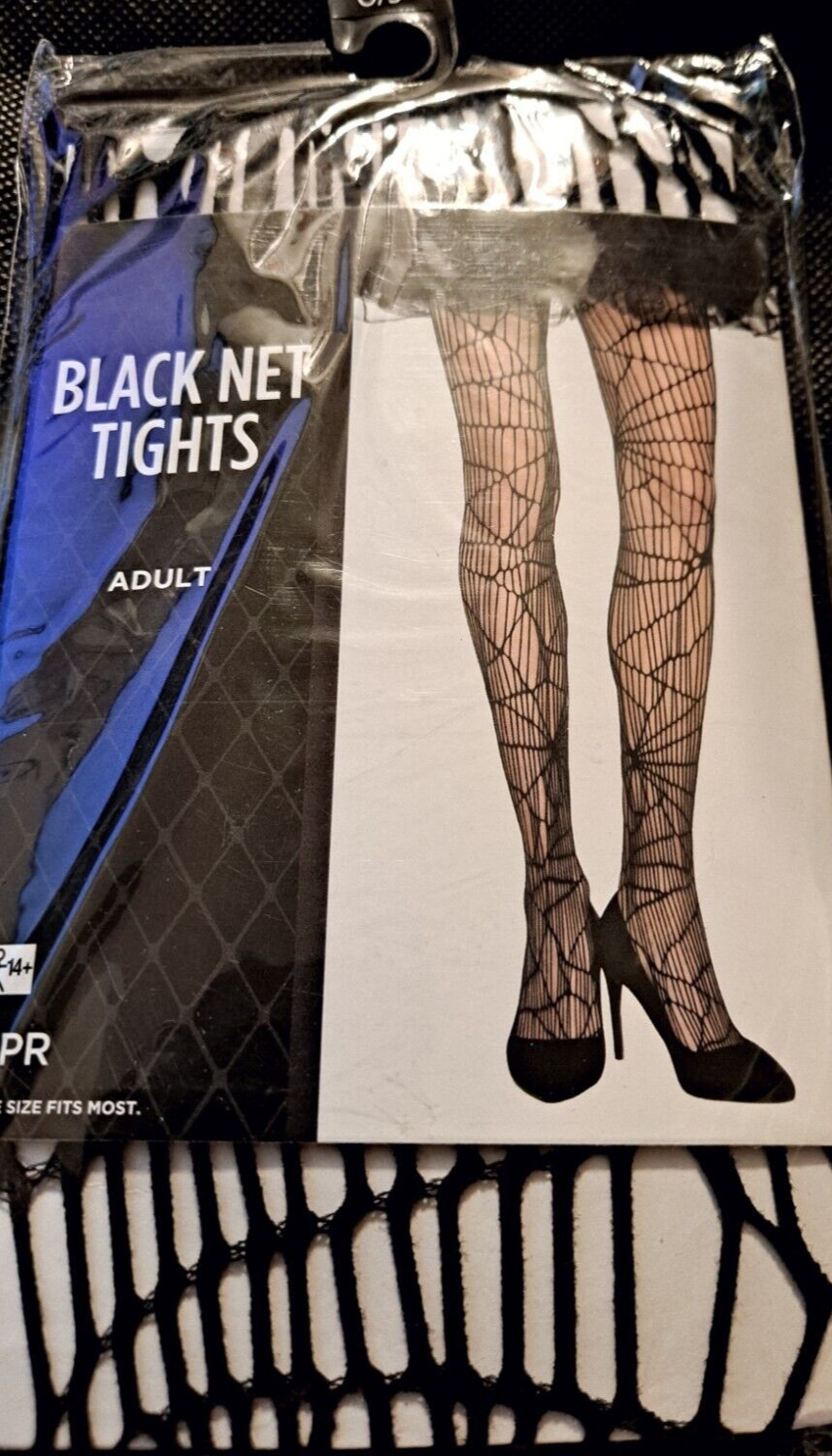 SUIT YOURSELF COSTUME CO. BLACK NET TIGHTS FOR WOMEN!    e7985QXX