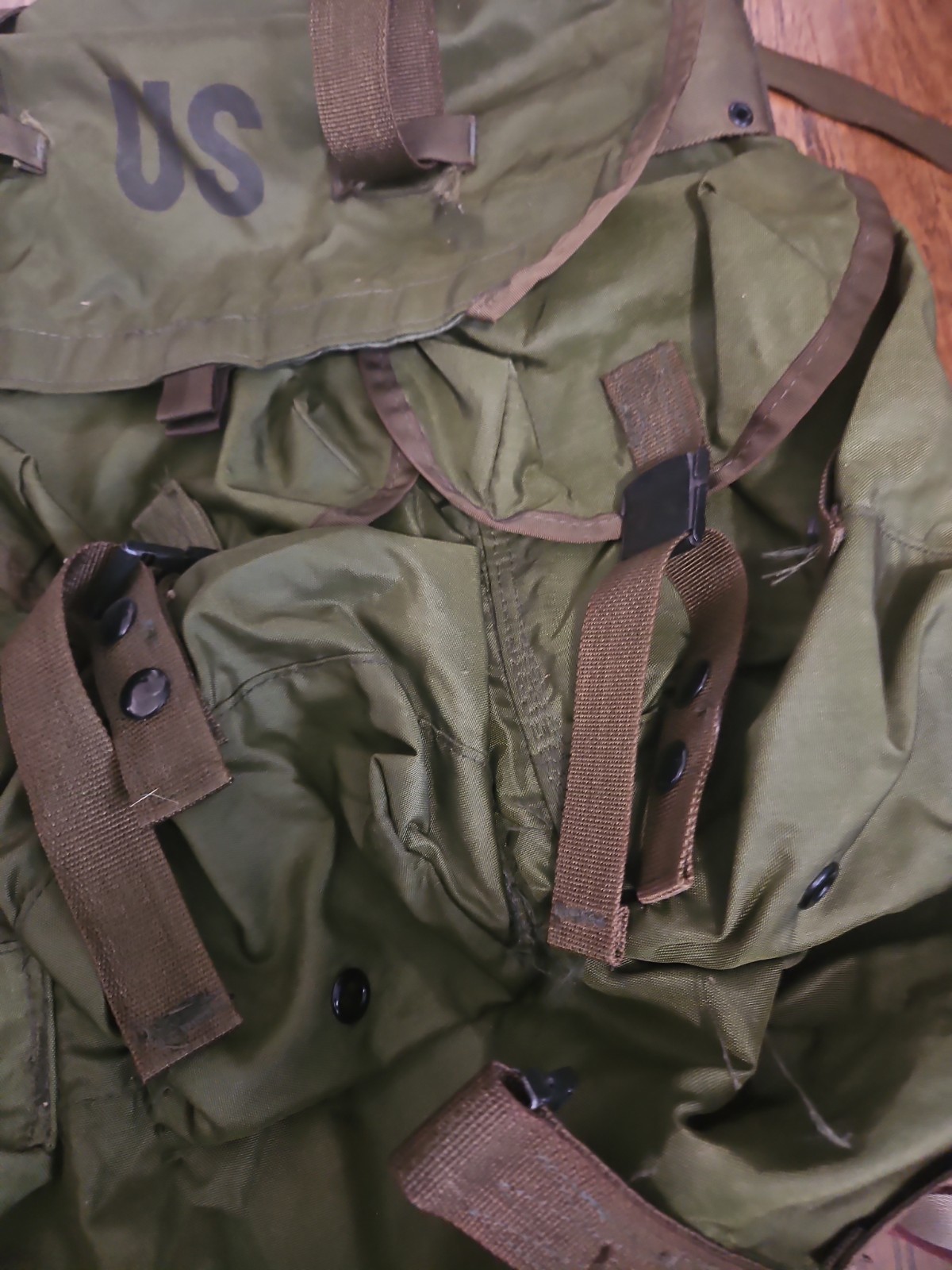 Vintage Military Backpack Sack