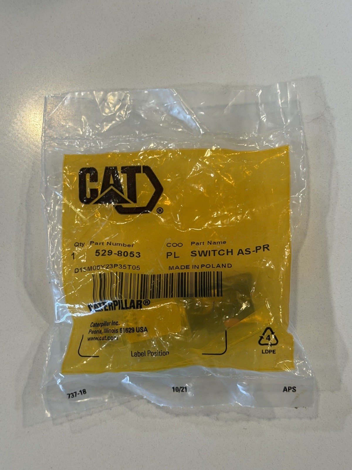 CAT 529-8053 Switch Pressure