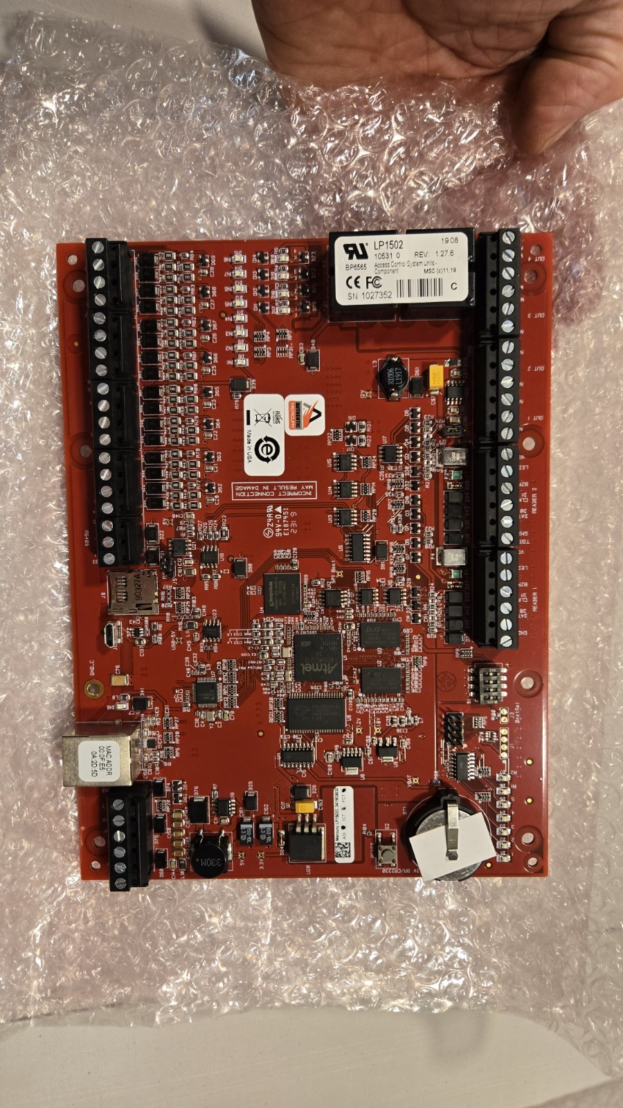 Mercury Security Intelligent Controller - LP1502