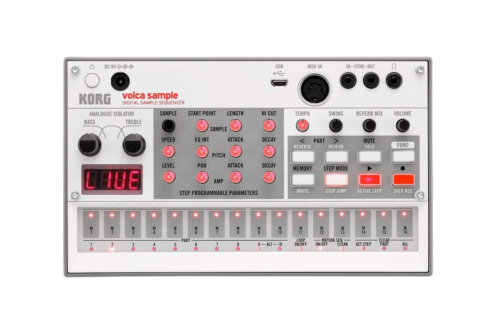 Korg Volca Sample 2 Digital Sample Sequencer (Open Box)