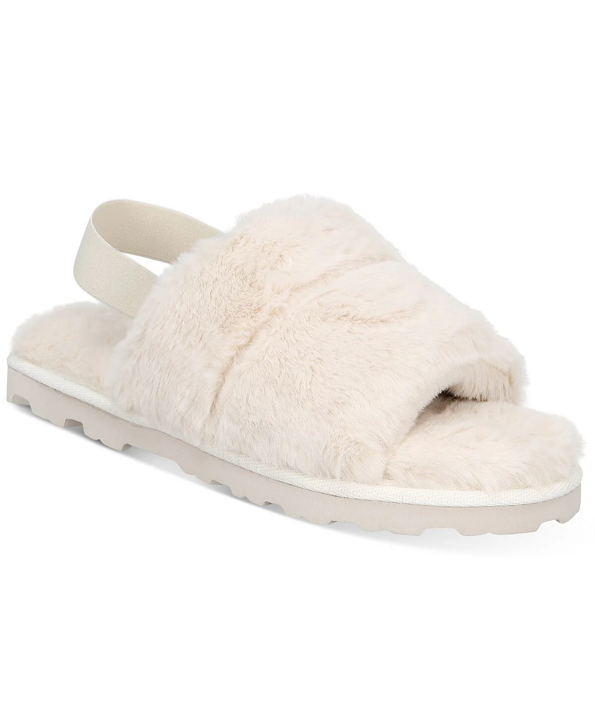 Inc International Concepts Men's Faux-Fur Slippers in | Beige | XLarge (12-13)